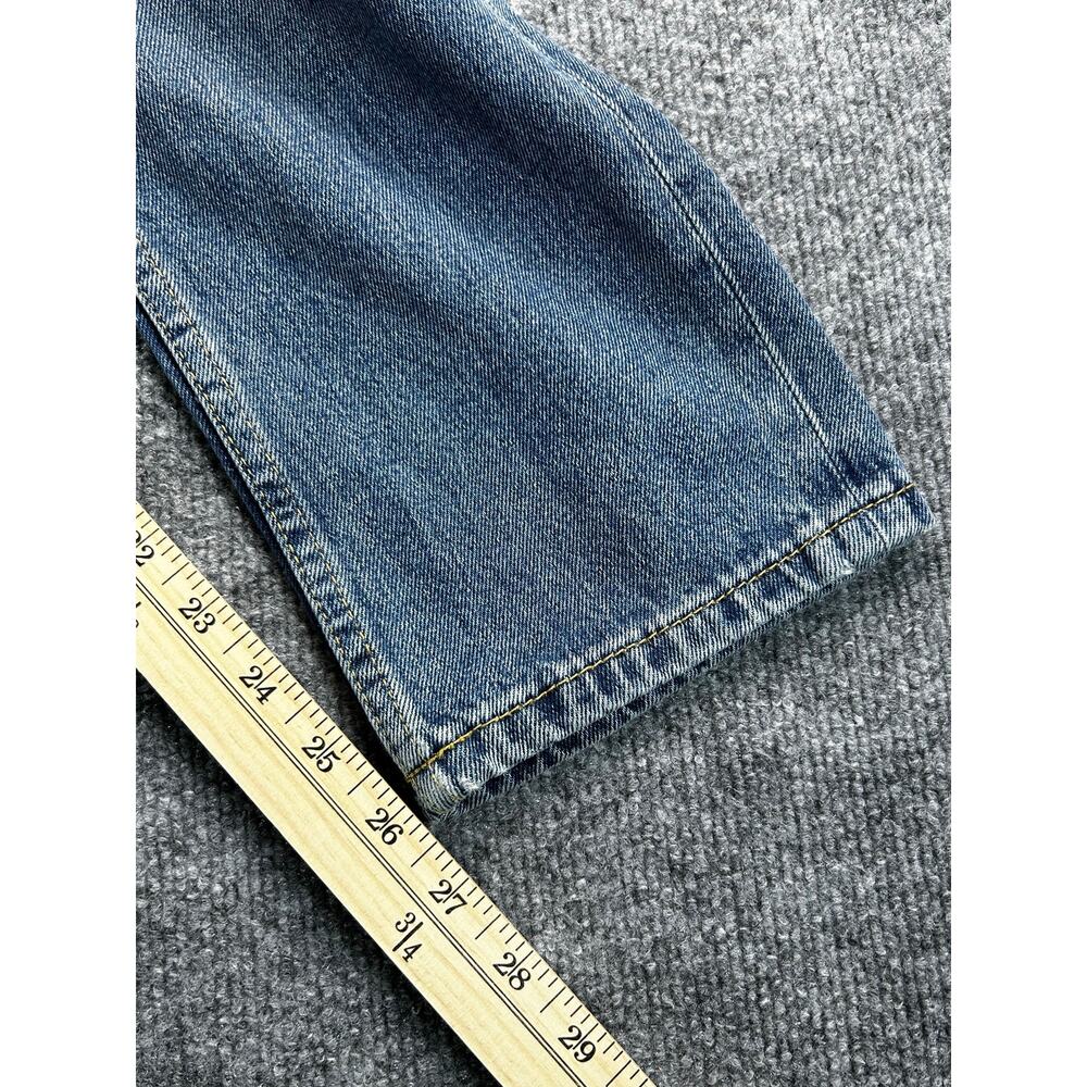Zara Basic Z1975 Floral Sequin Distressed Boyfriend Jeans Women's US 2 - Picture 11 of 12